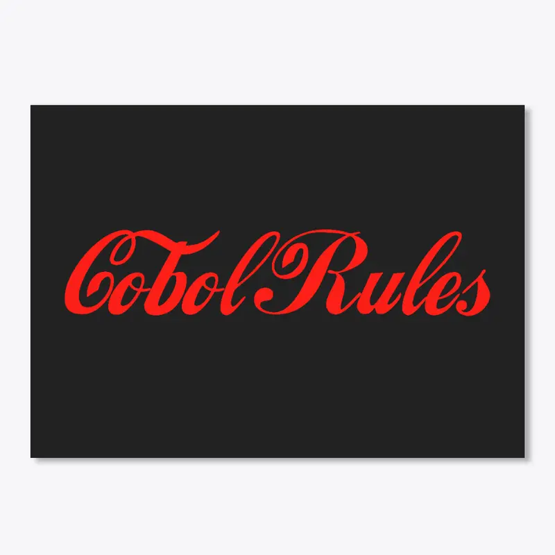 Cobol Rules: Red Type